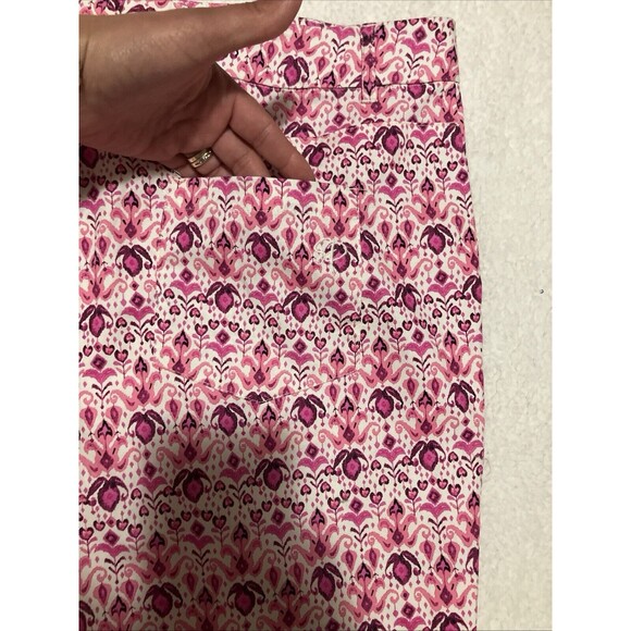 Stella Parker Bermuda Shorts Stretch High-Rise Pockets Color Pink Size 8 NWT - Picture 11 of 14